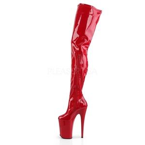 Pleaser 9” thigh high boot Infinity Sz 7 Exotic